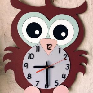 Wall Clock Owl