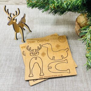 Reindeer 3D Postcard